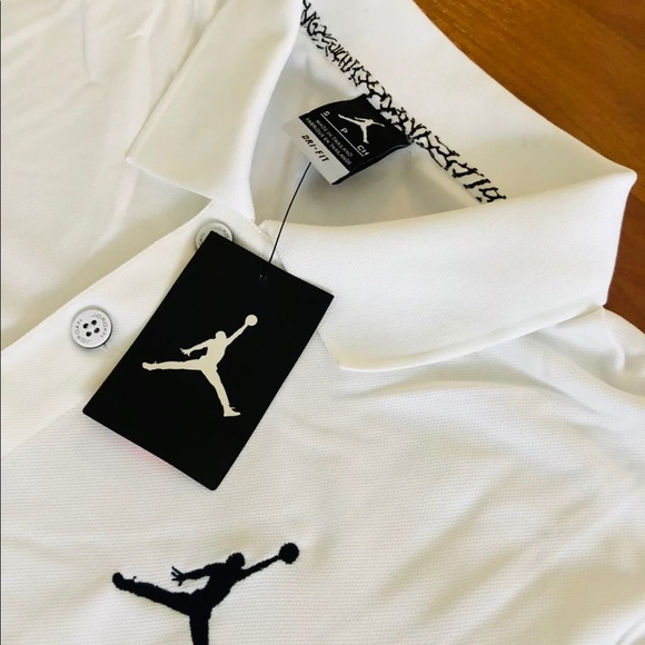 Nike Shirts New Nike Mens Air Jordan Polo Shirt White Poshmark